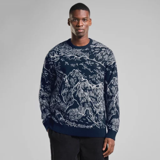 Dedicated Sweater Mora Mountain Horizon Navy