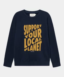 Dedicated Sweatshirt Malmoe Support Cut Navy