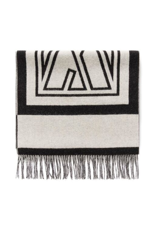 InWear Myrthe Logo Scarf Black / Whisper White