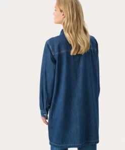 Part Two Stine Denim Dress Medium Blue Denim