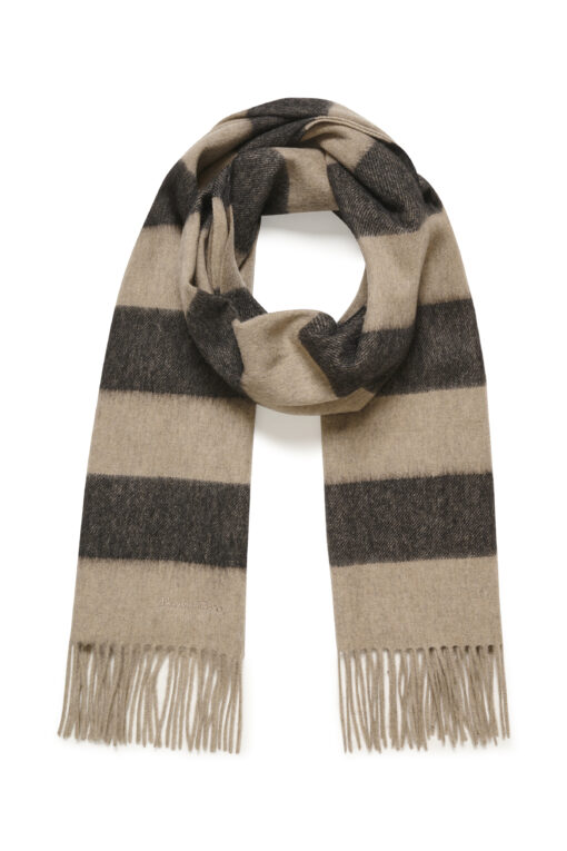 Part Two Kitha Scarf Black Stripe