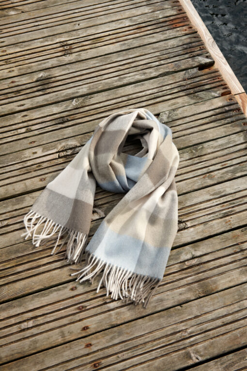 Part Two Kitha Scarf Smokey Olive Check