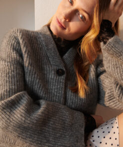 Part Two Lettie Cardigan Grey