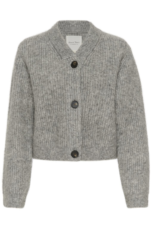 Part Two Lettie Cardigan Grey