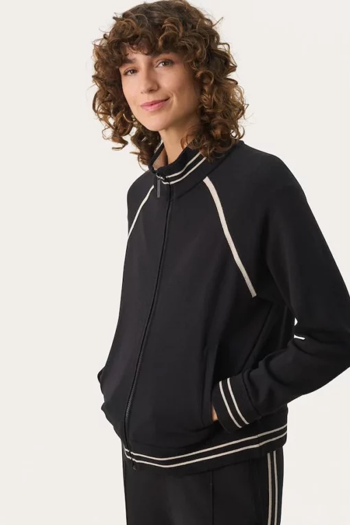 Part Two Lavinia Sporty Cardigan Black