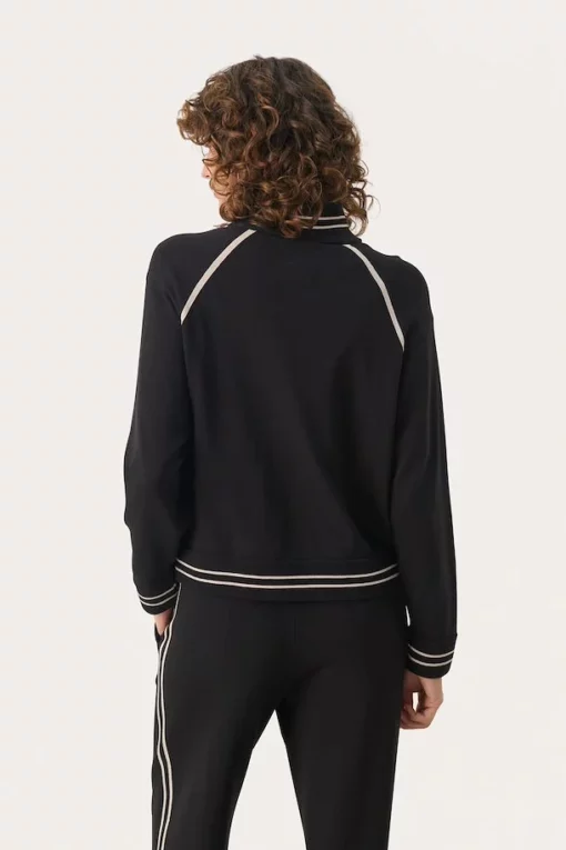 Part Two Lavinia Sporty Cardigan Black