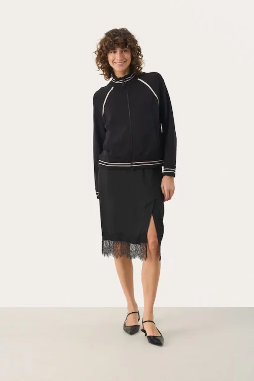 Part Two Lavinia Sporty Cardigan Black