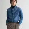 Gant Reg Denim Shirt Mid Blue Worn In