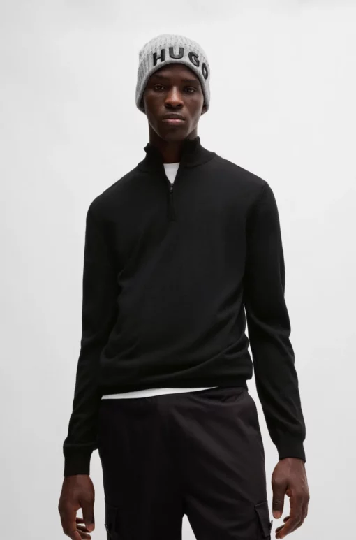 Hugo San Quirin-M Sweater Black