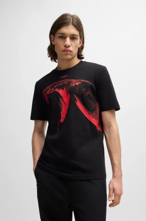 Hugo Dikobra T-shirt Black