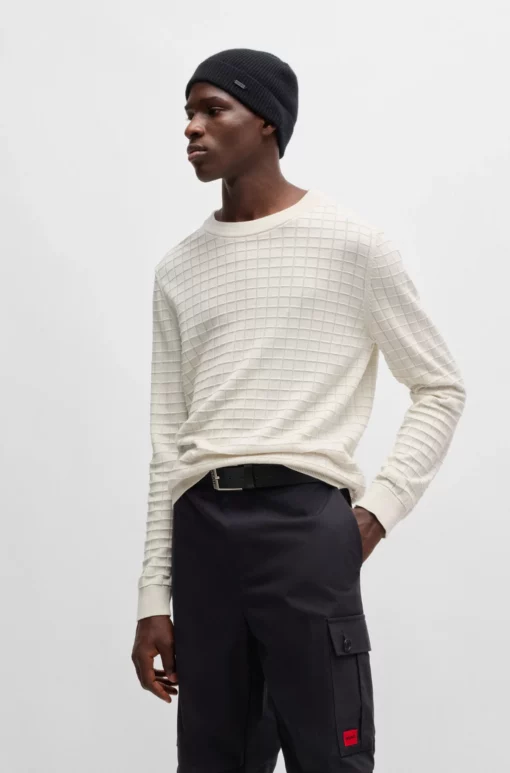Hugo Scoult Sweater Natural