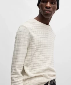 Hugo Scoult Sweater Natural