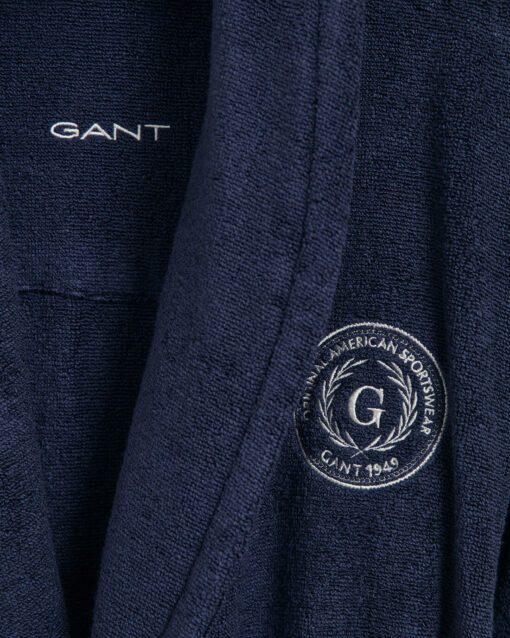 Gant Home Crest Robe Marine