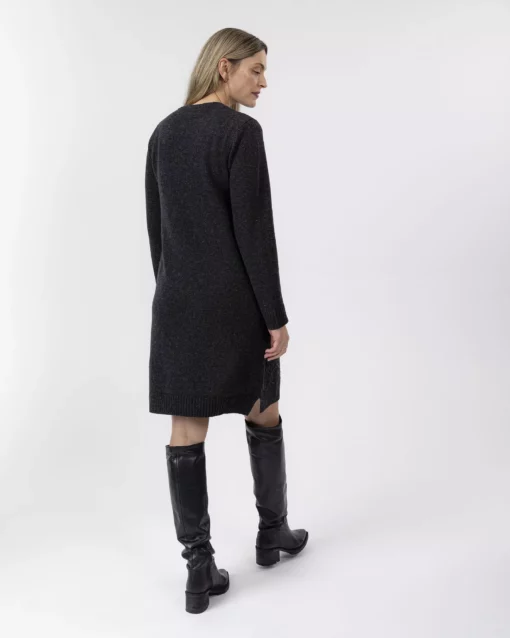 Holebrook Antonia Dress Anthracite Melange