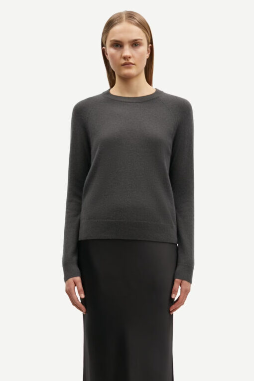 Samsøe Samsøe Boston O-Neck Black Oyster
