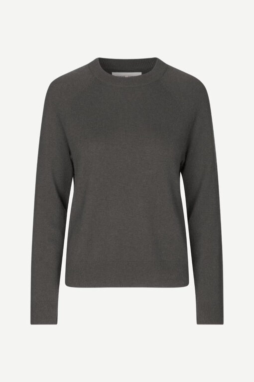 Samsøe Samsøe Boston O-Neck Black Oyster