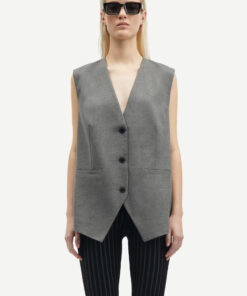 Samsøe Samsøe Saleni Vest Grey Melange