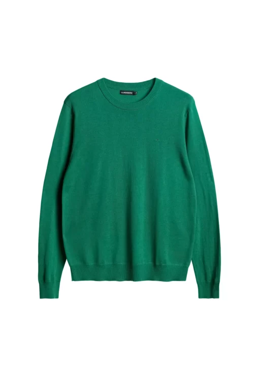 J.LIndeberg Keane Merino Crew Neck Sweater Ultramarine Green