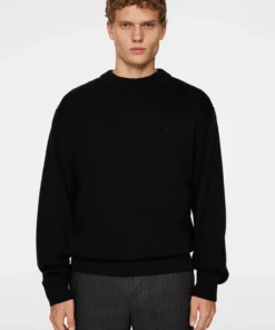J.Lindeberg Kino Merino Crew Black