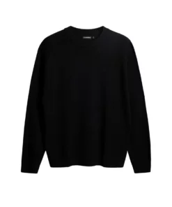 J.Lindeberg Kino Merino Crew Black