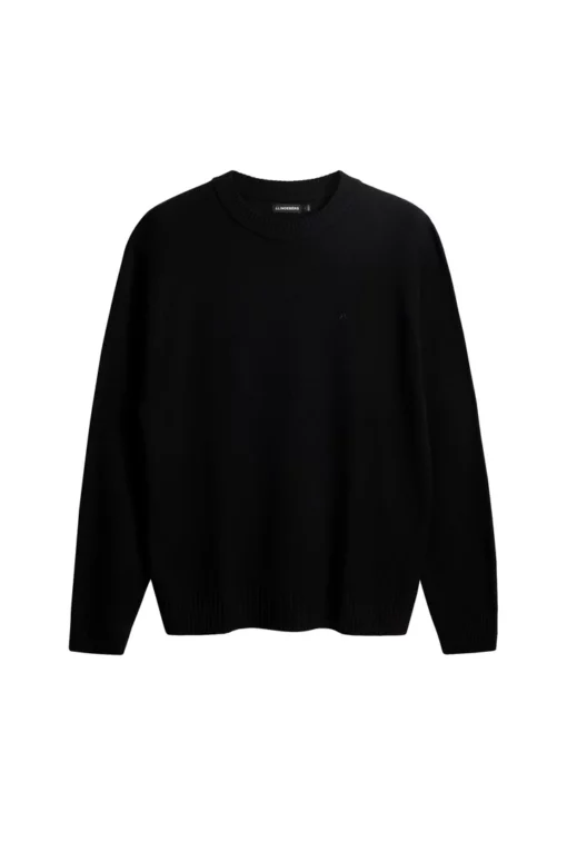 J.Lindeberg Kino Merino Crew Black