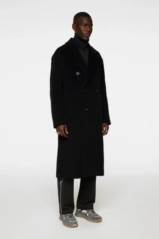 J.Lindeberg Willy Wool Coat Black