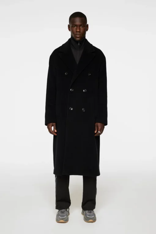 J.Lindeberg Willy Wool Coat Black