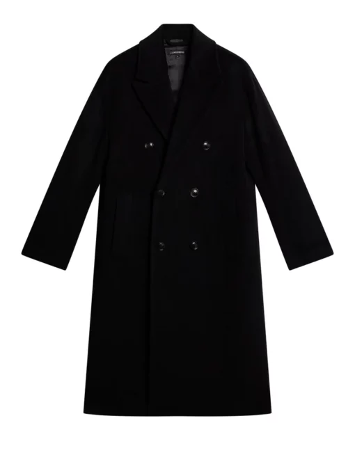 J.Lindeberg Willy Wool Coat Black