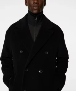 J.Lindeberg Willy Wool Coat Black