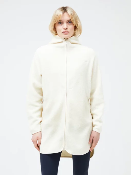 Peak Performance Pile Long Zip Women Vintage White