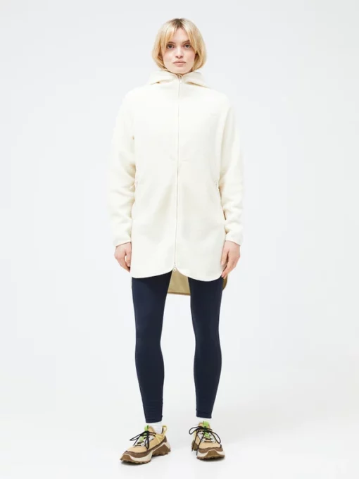 Peak Performance Pile Long Zip Women Vintage White