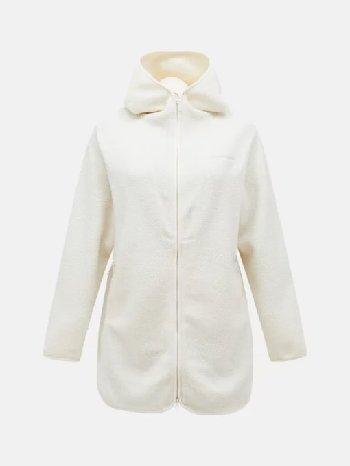 Peak Performance Pile Long Zip Women Vintage White