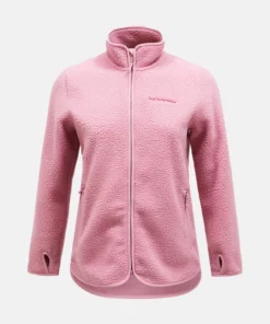 Peak Performance Pile Zip Jacket Women Bitter Root