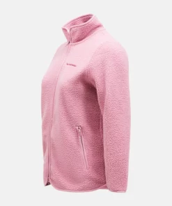 Peak Performance Pile Zip Jacket Women Bitter Root