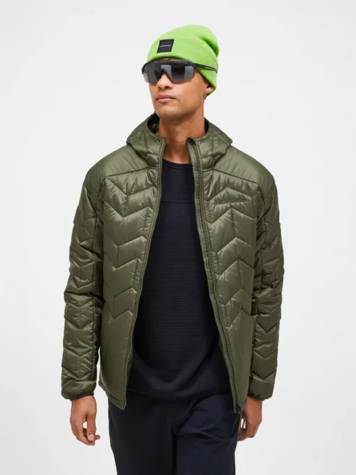 Peak Performance Elevate Liner Hood Men Pine Needle