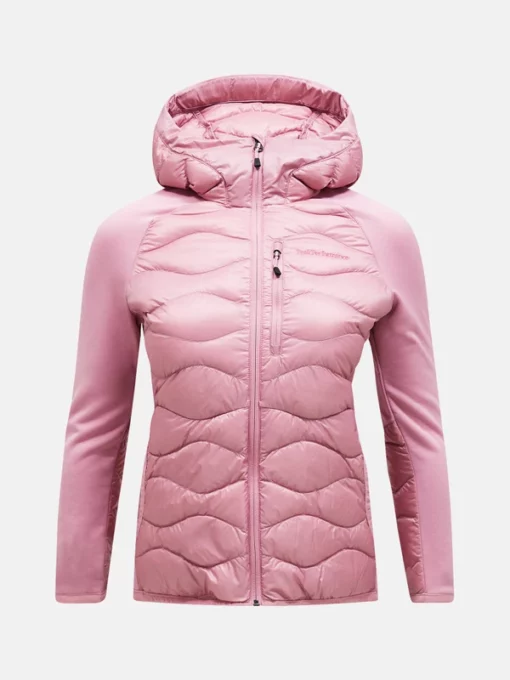 Peak Performance Helium Hybrid Down Hood Jacket Women Bitter Root
