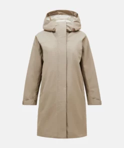 Peak Perfoemance Treeline Insulated Parka Women Avid Beige
