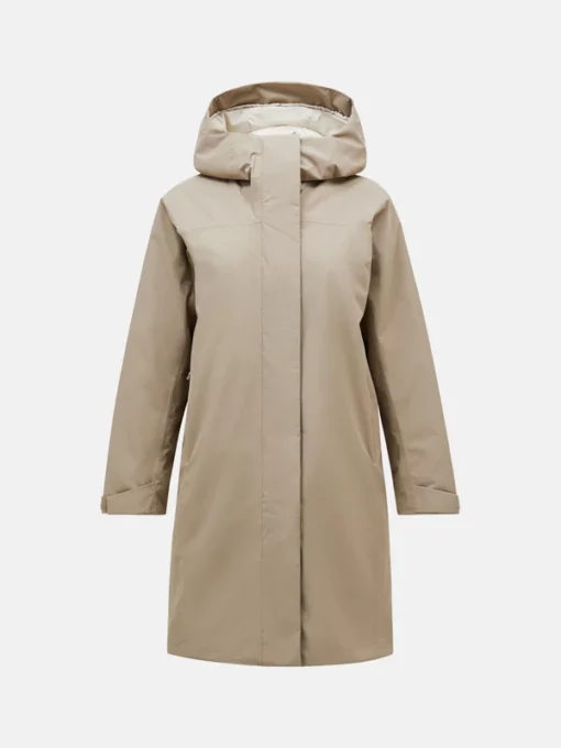 Peak Perfoemance Treeline Insulated Parka Women Avid Beige