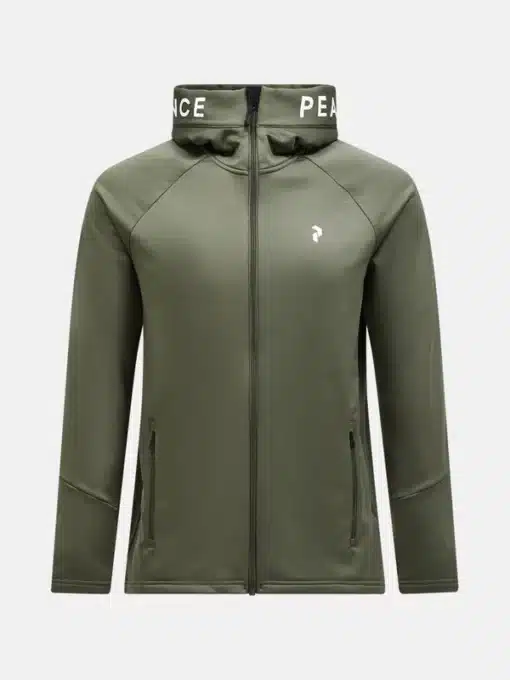 Peak Performance Rider Zip Hood Men Pine Needle