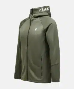 Peak Performance Rider Zip Hood Men Pine Needle