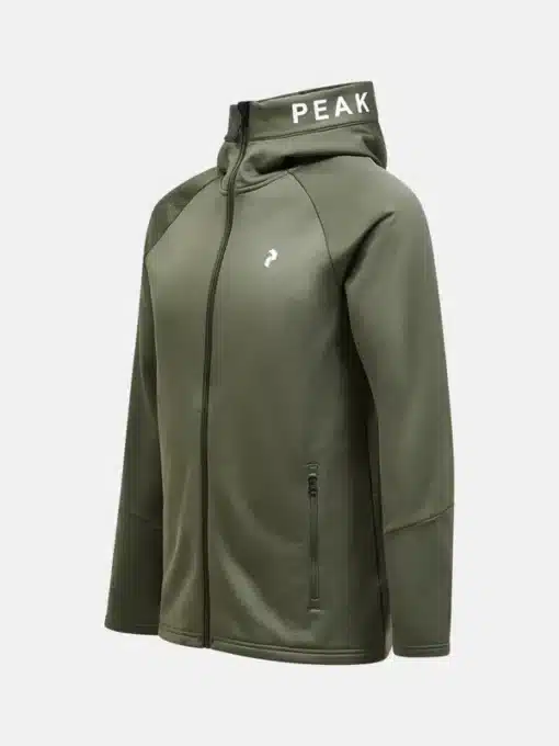 Peak Performance Rider Zip Hood Men Pine Needle