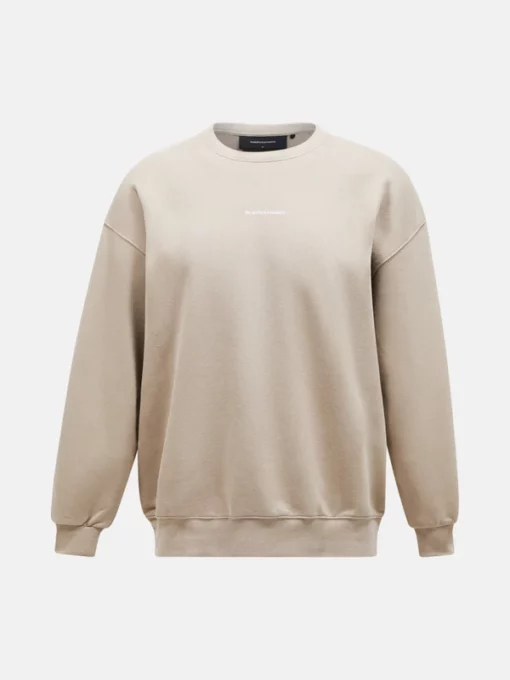 Peak Performance Original Terry Crew Men Avid Beige