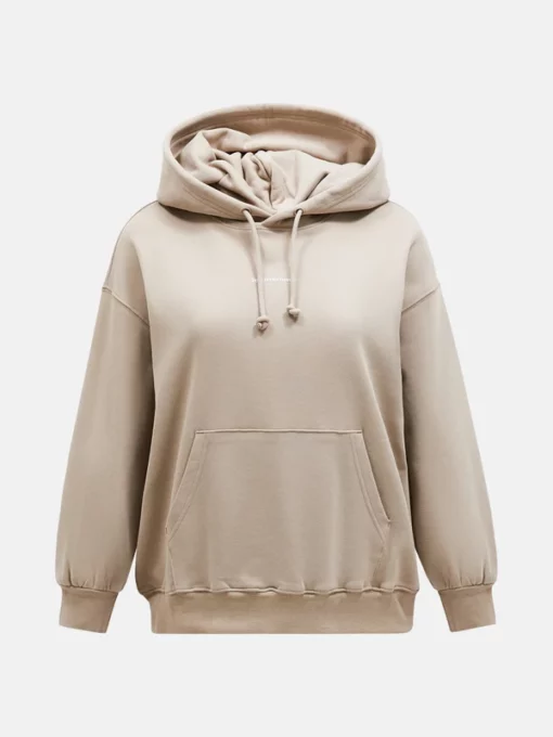 Peak Performance Original Terry Hood Women Avid Beige