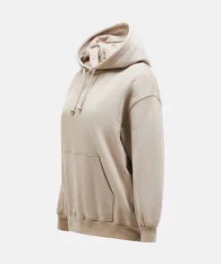 Peak Performance Original Terry Hood Women Avid Beige