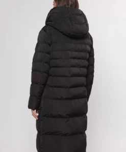 Keila Padded Faux Fur Coat Black