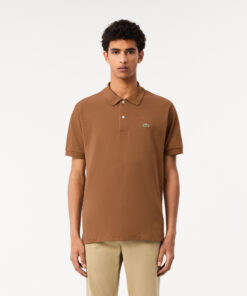 Lacoste Original L.12.12 Petit Pique Cotton Polo Shirt Brown