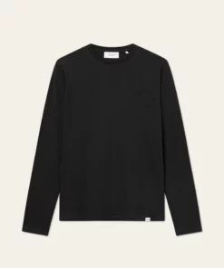 Les Deux Nørregaard LS T-Shirt Tonal Black