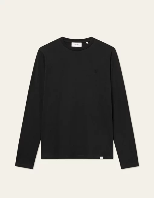 Les Deux Nørregaard LS T-Shirt Tonal Black
