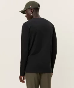 Les Deux Nørregaard LS T-Shirt Tonal Black