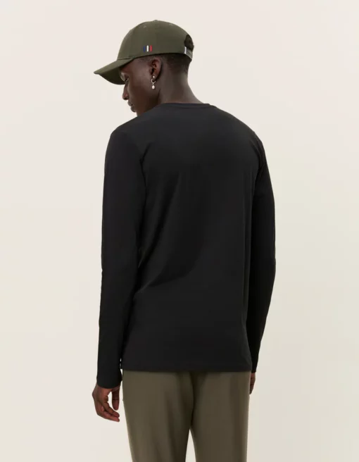 Les Deux Nørregaard LS T-Shirt Tonal Black